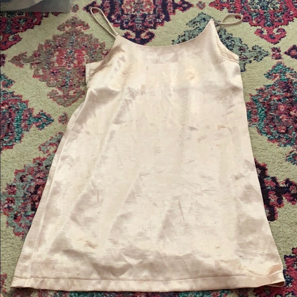 Silence and noise slip dress